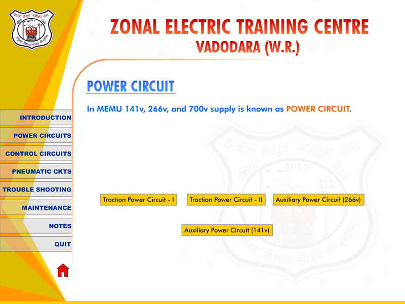 Zonal Electric Training Centre Vadodara (W.R) 